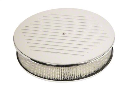 Mr. Gasket Chrome Aluminum Air Cleaner - 9161G