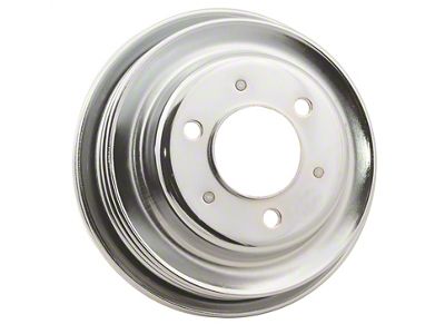 Mr. Gasket Chrome Plated Steel Crankshaft Pulley - 4961G