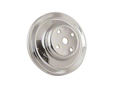 Mr. Gasket Chrome Plated Steel Water Pump Pulley; Big Block; - 4967