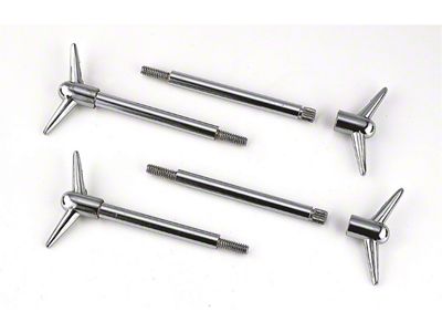 Mr. Gasket Chrome Valve Cover Wing Bolts - 9824