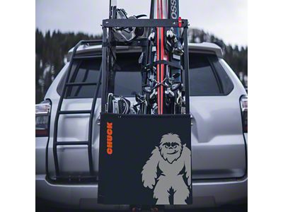Chuck Rack Chuck Bucket Hitch-Mounted Ski and Snowboard Carrier (Universal; Some Adaptation May Be Required)