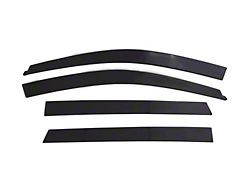 Low Profile Ventvisor Window Deflectors; Front and Rear; Dark Smoke (12-15 Civic Coupe)
