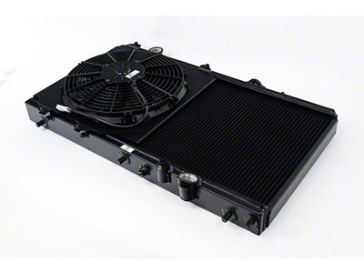 CSF 92-00 Honda Civic w/K-Swap V3 Radiator - Black Finish - 2850KB