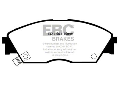 EBC Brakes Yellowstuff Brake Pad Sets Fronts Only - DP4706R