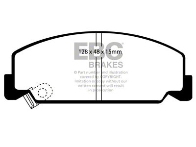 EBC Brakes Redstuff Brake Pad Sets Fronts Only - DP3911C