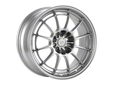 Enkei NT03+M Silver Wheel; 18x8; 38mm Offset; 5x114.3mm Bolt Pattern; 72.60mm Hub Bore