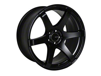Enkei T6S Matte Black Wheel; 18x8; 35mm Offset; 5x114.3mm Bolt Pattern; 72.60mm Hub Bore