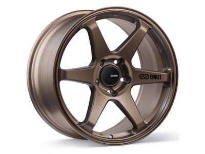 Enkei T6R Matte Bronze Wheel; 18x8; 38mm Offset; 5x114.3mm Bolt Pattern; 72.60mm Hub Bore