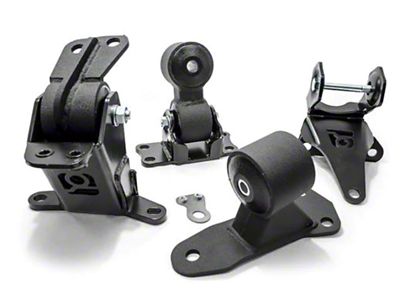 Innovative Mounts K-Series Black Steel Mounts 95A Bushings - K24Z7 (12-15 Civic)
