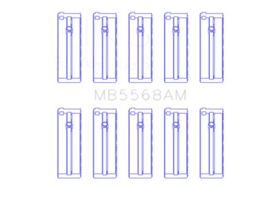 King Engine Bearings D16A/Y/Z H22A4 F23A Size STD Crankshaft Main Bearing - MB5568AM