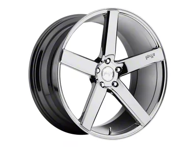 Niche Milan Chrome Wheel; 19x8.5; 35mm Offset; 5x114.3mm Bolt Pattern; 72.56mm Hub Bore