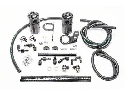 Radium Engineering 2017+ Honda Civic Type-R Fluid Lock Dual Catch Can - 20-0826-FL