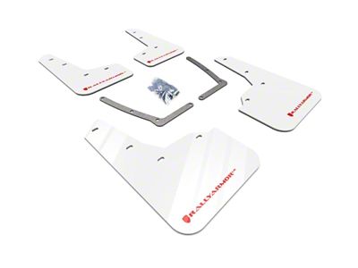 Rally Armor 16-21 Honda Civic Si White UR Mud Flap - MF50-UR-WH/RD