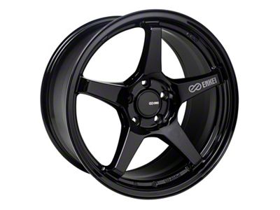 Enkei TS-5 Gloss Black 4-Wheel Kit; 18x8; 38mm Offset; 5x114.3mm Bolt Pattern; 72.60mm Hub Bore