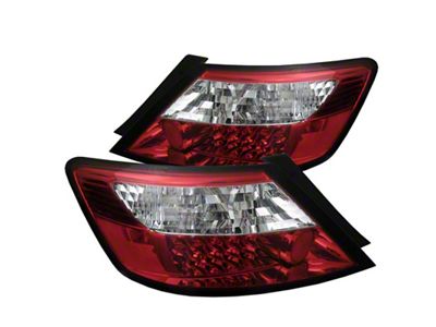 Spyder Auto Honda Civic 06-08 2Dr LED Tail Lights Red Clear - 5004512