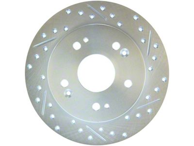 StopTech Select Sport 06-15 Honda Civic Si Slotted and Drilled - 227.40040L