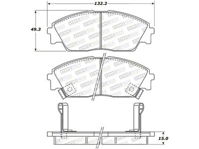 StopTech Street Brake Pads - 308.03730