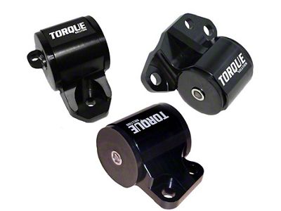 Torque Solution 3pc Billet Engine Mount Kit 2bolt : 92-95 Honda - TS-HA-123