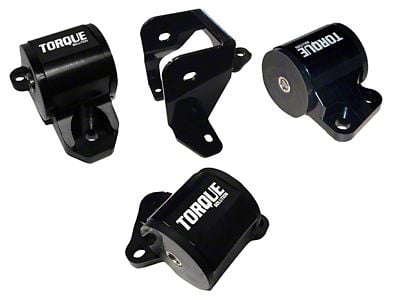 Torque Solution Billet Aluminum Mount Kit 2 Bolt : 96-00 Honda Civic - TS-HA-EK2