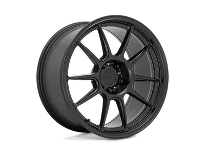 TSW Imatra Matte Black Wheel; 18x8.5; 35mm Offset; 5x114.3mm Bolt Pattern; 76.10mm Hub Bore