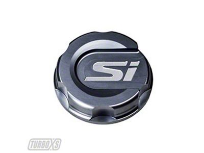 Turbo XS 2016+ Honda Civic Grey Oil Cap - HC-OC-GRY-SI