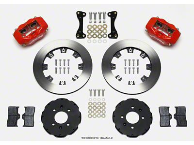 Wilwood Forged Dynalite Front Hat Kit 12.19in Red 94-01 Honda/Acura - 140-6163-R