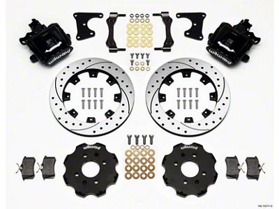 Wilwood Combination Parking Brake Rear Kit 12.19in Drilled Civic / - 140-10211-D
