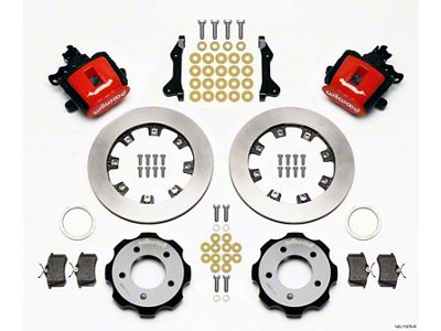 Wilwood Combination Parking Brake Rear Kit 12.19in Red (06-15 Civic Si)