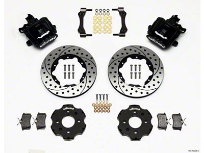 Wilwood Combination Parking Brake Rear Kit 11.00in Drilled Civic / - 140-10206-D