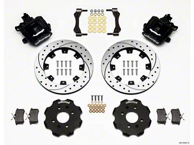 Wilwood Combination Parking Brake Rear Kit 12.19in Drilled Civic / - 140-10207-D