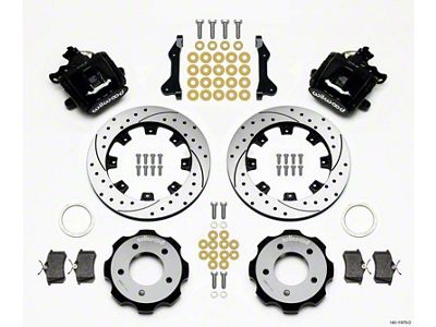 Wilwood Combination Parking Brake Rear Kit 12.19in Drilled 2006-Up Civic - 140-11979-D