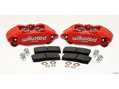 Wilwood DPHA Front Caliper & Pad Kit Red Honda / - 140-13029-R
