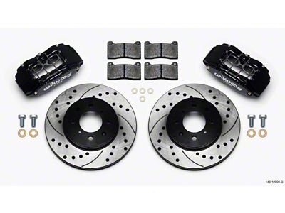 Wilwood DPHA Front Caliper & Rotor Kit Drilled Honda / - 140-12996-D