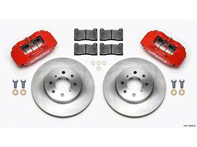 Wilwood DPHA Front Caliper & Rotor Kit Red Honda / - 140-12996-R