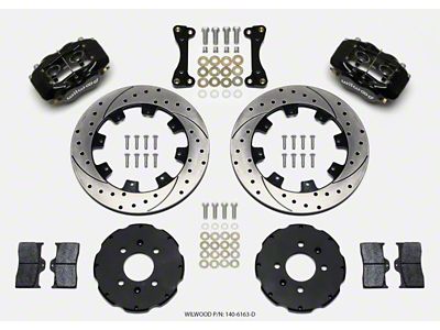 Wilwood Forged Dynalite Front Hat Kit 12.19in Drilled 94-01 Honda/Acura - 140-6163-D