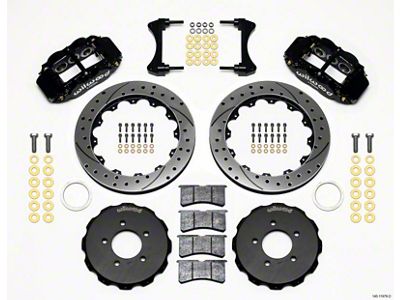 Wilwood Narrow Superlite 6R Front Hat Kit 12.88in Drilled 2006-Up - 140-11978-D