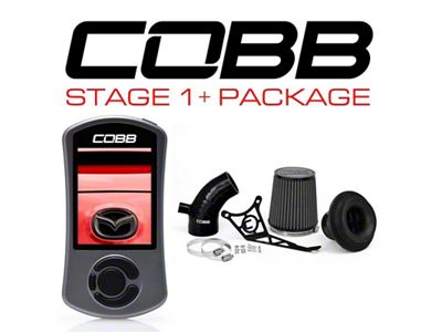 Cobb 06-07 Mazdaspeed6 Stage 1+ Power Package - Black - MAZ000011P-BK