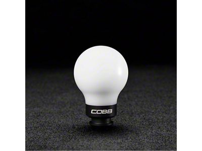 Cobb 5-Speed Knob - White Knob w/ Stealth - 211350-W-BK