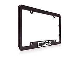 Cobb Black License Plate Frame