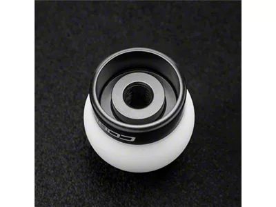 Cobb Ford Mustang Shift Knob White with Black Base - 2M1350-W-BK