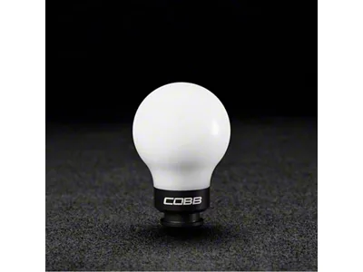 Cobb 5-Speed Knob - White Knob w/ Stealth - 211350-W-BK