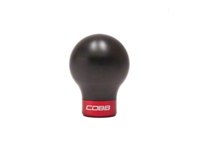 Cobb 6-Speed Shift Knob - Black w/Race Red - 213350-RD