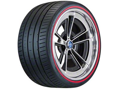 Coker Tire Pro-Trac Street Pro III Redline Radial Tire (255/45R18)