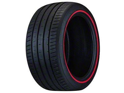 Coker Tire Pro-Trac Street Pro III Redline Radial Tire (245/50R18)