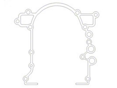 Cometic Buick LC4/LC9/LD5 V6 .031in Fiber Timing Cover Gasket - C5698-031