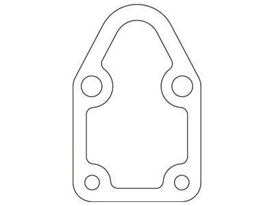 Cometic Chrysler/Ford/GM Fuel Pump Gasket .031in Fiber - 4 Bolt - CP15012