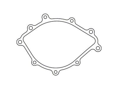 Cometic Ford 302/351 Windsor.031in Fiber Water Pump Gasket - Water - C15095