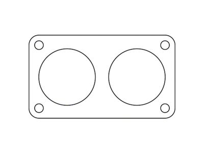 Cometic Ford 5.0/5.8/7.0/7.5L .020in Fiber Truck Throttle Body Gasket - C15100