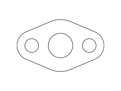 Cometic Ford 59A Flathead V8 .031in Fiber Oil Pump Screen - C15127
