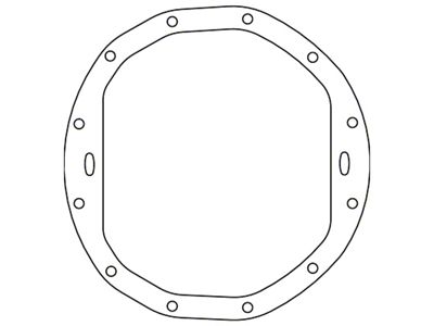 Cometic GM 8.875in .060in Fiber Differential Cover Gasket - 12 - C15228FC